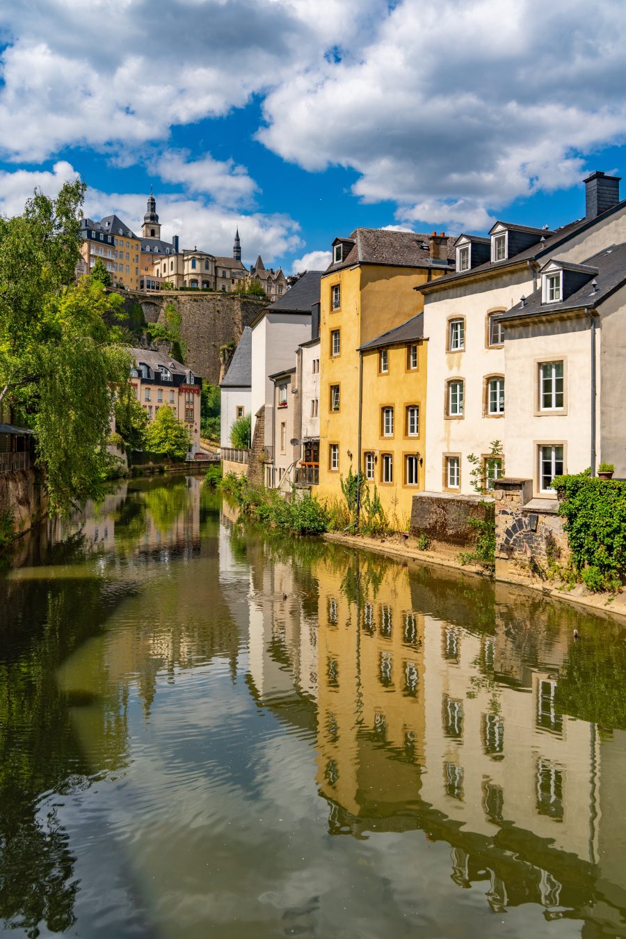 View,Of,Grund,District,And,Alzette,River,In,Luxembourg,City